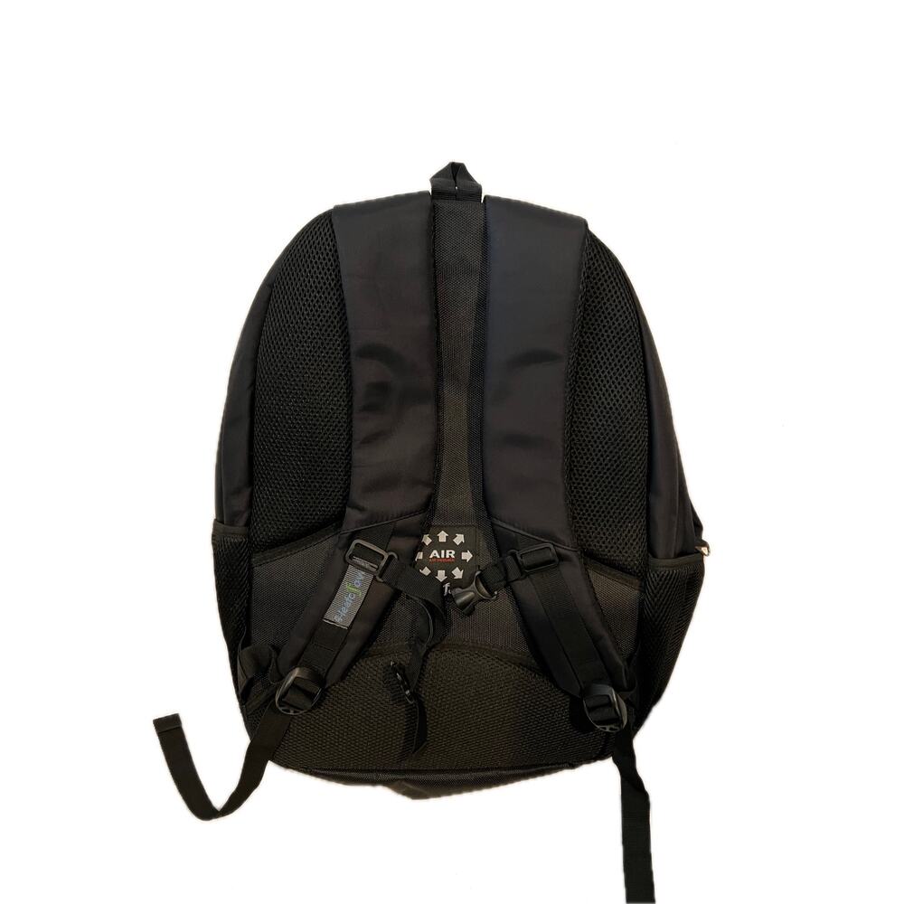 4-Leafclover Padded Computer Backpack Black - Picture 2 of 6